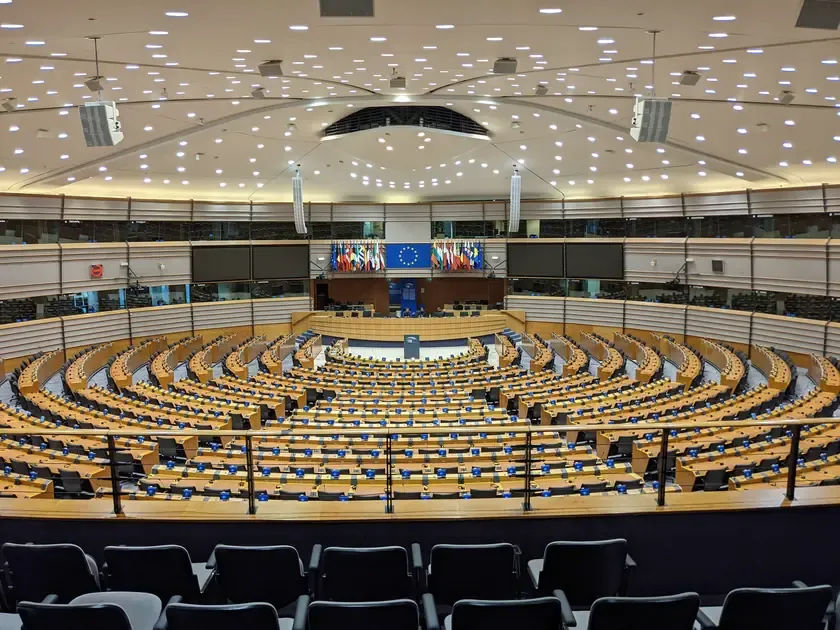 Hemiciclul Parlamentului European, Bruxelles